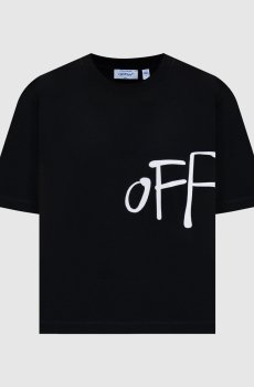 Черная футболка с логотипом