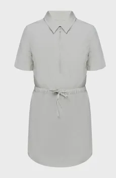Женское бежевое платье TJW SS TECH SHIRT DRESS Бежевый XS Tommy Jeans DW0DW17433
