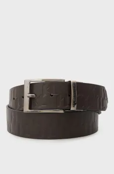 Мужской кожаный двусторонний ремень Разноцветный 100 Karl Lagerfeld 561454.815302;490