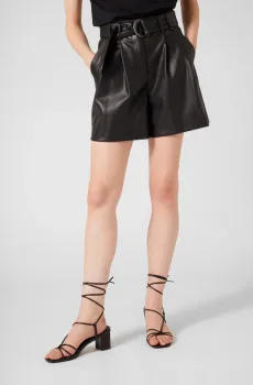 Женские черные шорты Черный 34 Naf Naf THNB4