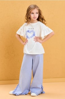 Широкі спортивні штани - light blue