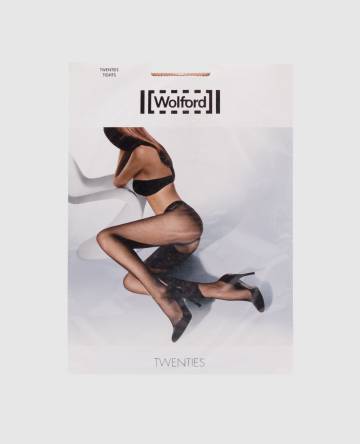 Бежевые колготки Twenties tights в сеточку Бежевые колготки Twenties tights в сеточку