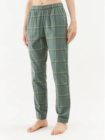 Triumph Піжамні штани Mix & Match Tapered Trouser Flannel 01 X 10216530 Зелений Regular Fit Triumph Піжамні штани Mix & Match Tapered Trouser Flannel 01 X 10216530 Зелений Regular Fit