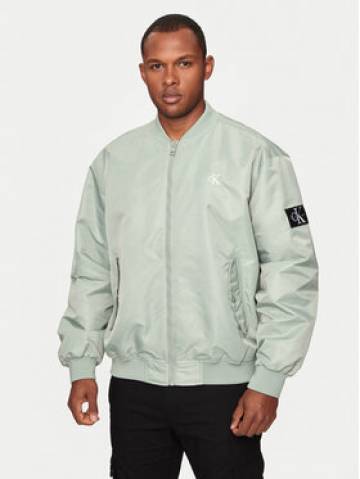 Calvin Klein Jeans Куртка бомбер J30J325110 Зелений Relaxed Fit Calvin Klein Jeans Куртка бомбер J30J325110 Зелений Relaxed Fit