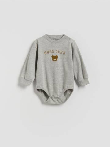 Reserved - Боді з аплікацією - темно-сірий - 967FG-90M Reserved - Боді з аплікацією - темно-сірий - 967FG-90M