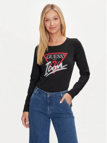 Guess Блузка Icon W4YI33 I3Z14 Чорний Slim Fit Guess Блузка Icon W4YI33 I3Z14 Чорний Slim Fit