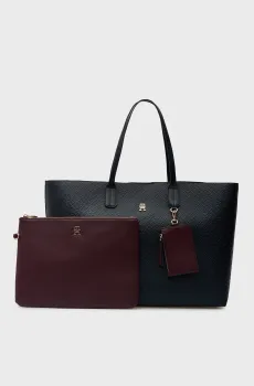 Женская темно-синяя сумка ICON Синий ONESIZE Tommy Hilfiger AW0AW18174