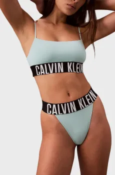 Женский голубой топ UNLINED BRALETTE Голубой S Calvin Klein 000QF7631E