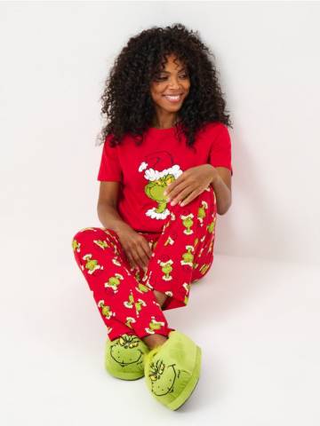 ТАПКИ ЖІНОЧІ Grinch - жовто-зелений ТАПКИ ЖІНОЧІ Grinch - жовто-зелений