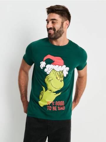 Футболка з коротким рукавом Grinch - сіро-зелений