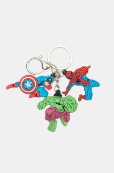 Брелок з 3D елементами Marvel - різнобарвний