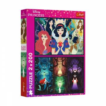 Пазлы Trefl Disney Princess Enchanting Princesses, 33.7*25.9*40 см, 2*200 элементов (13317) Пазлы Trefl Disney Princess Enchanting Princesses, 33.7*25.9*40 см, 2*200 элементов (13317)