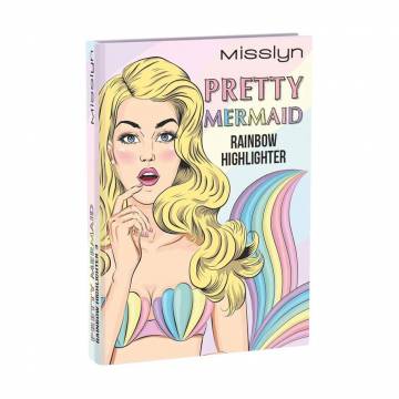 Хайлайтер для лица Misslyn Pretty Mermaid Rainbow Highlighter, 7 г Хайлайтер для лица Misslyn Pretty Mermaid Rainbow Highlighter, 7 г