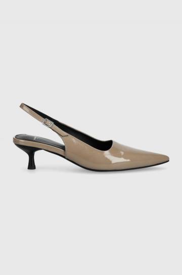 Кожаные туфли Vagabond Shoemakers LYKKE цвет бежевый Кожаные туфли Vagabond Shoemakers LYKKE цвет бежевый
