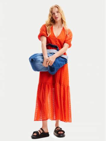 Desigual Літня сукня Ottawa 24SWVW05 Оранжевий Regular Fit Desigual Літня сукня Ottawa 24SWVW05 Оранжевий Regular Fit