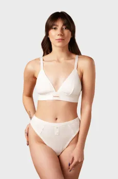 Женский белый бюстгальтер Белый L brabrabra SLZ25301014