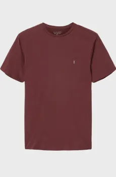 Мужская бордовая футболка BRACE CREW Бордовый L AllSaints M030JB