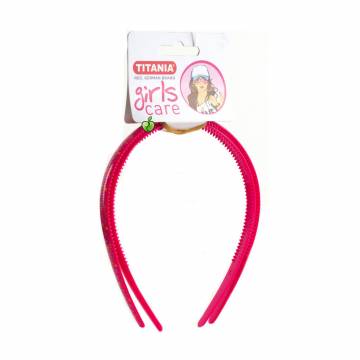 Детский обруч для волос Titania Girls Care розовый, 2 шт (7895) Детский обруч для волос Titania Girls Care розовый, 2 шт (7895)