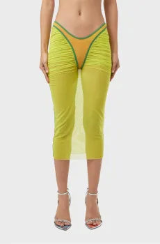 Женская желтая юбка O-LYLA Желтый XS Diesel A13588 0LKAM