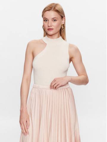 DKNY Топ P2ASAA41 Écru Slim Fit DKNY Топ P2ASAA41 Écru Slim Fit