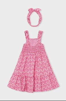 Хлопковое детское платье Mayoral