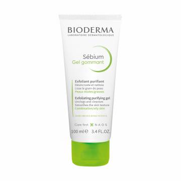 Отшелушивающий пилинг-гель для лица Bioderma Sebium Exfoliating Purifying Gel, 100 мл Отшелушивающий пилинг-гель для лица Bioderma Sebium Exfoliating Purifying Gel, 100 мл
