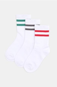 Шкарпетки, 3 пари - різнобарвний