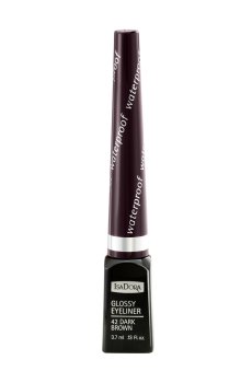 Жидкая подводка для глаз IsaDora Glossy Eyeliner, 42 Dark Brown 3.7 мл