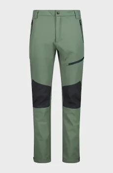 Мужские оливковые спортивные брюки PANT SOFTSHELL Оливковый 50 CMP 30A1477-F762