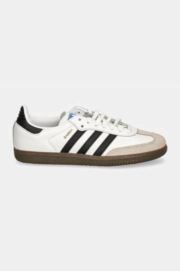 Кожаные кроссовки adidas Originals Samba OG цвет белый IE3675 Кожаные кроссовки adidas Originals Samba OG цвет белый IE3675