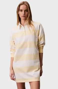 Женское платье в полоску VARSITY STRIPE Разноцветный XS Calvin Klein Jeans LV047F214G
