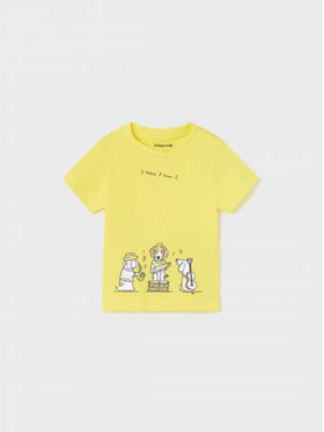 Mayoral Футболка 1017 Жовтий Regular Fit Mayoral Футболка 1017 Жовтий Regular Fit