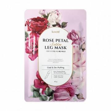 Уценка! Противоотёчная маска-гольфы для ног Koelf Rose Petal Satin Leg Mask, 40 г Уценка! Противоотёчная маска-гольфы для ног Koelf Rose Petal Satin Leg Mask, 40 г