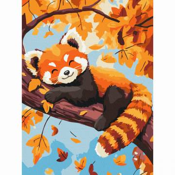 Картина за номерами Brushme Червона панда 30х40 см (KBS0183)