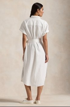 Льняное платье Polo Ralph Lauren