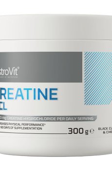Креатин Гидрохлорид OstroVit Creatine HCL Черная смородина и Вишня, в порошке, 300 г