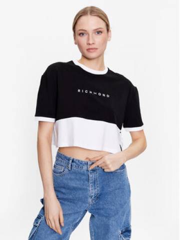 John Richmond Футболка UWP23017TS Чорний Cropp Fit John Richmond Футболка UWP23017TS Чорний Cropp Fit