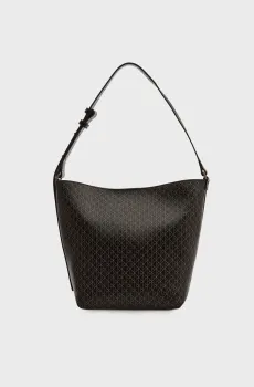 Женская черная сумка с узором EMBLEM AOP Черный ONESIZE Calvin Klein LV04F3365G