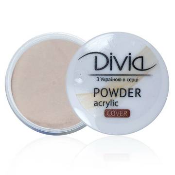 Акриловая пудра для ногтей Divia Acrylic Powder Cover Камуфлирующая, AC12 Peach, 18 г Акриловая пудра для ногтей Divia Acrylic Powder Cover Камуфлирующая, AC12 Peach, 18 г