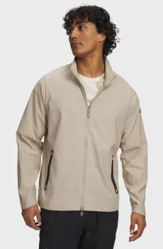 Мужская бежевая спортивная кофта UA Unstoppable Non Бежевый XL Under Armour 6003087-299