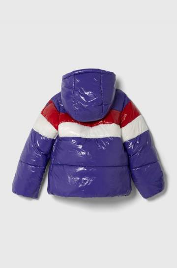 Детская куртка United Colors of Benetton цвет фиолетовый Детская куртка United Colors of Benetton цвет фиолетовый
