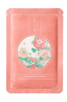 Тканевая маска для лица Kasonokumi Pure Brightening Facial Pack для тусклой кожи, 1 шт