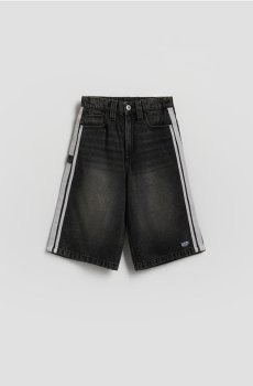 Reserved - Джинсові шорти - чорний - 773IY-99J