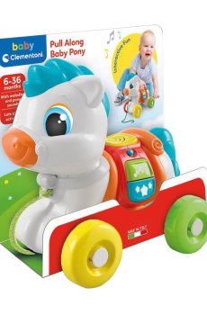 Детская игрушка-каталка Clementoni Пони, музыкальная, от 6 месяцев, 26*25*13 см (17812)