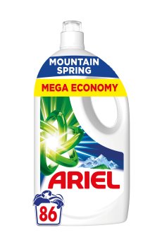 Гель для стирки ARIEL Mountain Spring Горный источник, 86 стирок, 3.87 л