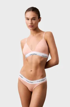 Женский персиковый бюстгальтер LIGHTLY LINED TRIANG Оранжевый L Calvin Klein 000QF5650E