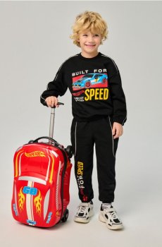 Трикотажні джогери Hot Wheels - чорний