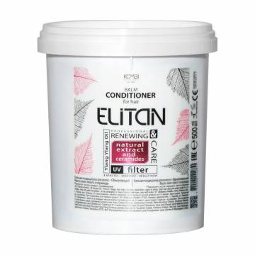 Восстанавливающий бальзам-кондиционер для волос Elitan Renewing & Care Balm Conditioner, 500 мл Восстанавливающий бальзам-кондиционер для волос Elitan Renewing & Care Balm Conditioner, 500 мл