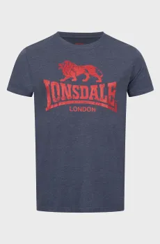 Мужская темно-синяя футболка SILVERHILL Синий XL Lonsdale 117119