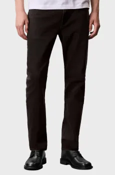 Мужские черные джинсы SLIM TAPER BLACK OIL Черный 32-34 Calvin Klein Jeans LV04RB754G